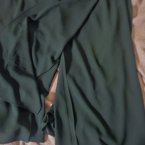 Adrianna Papell Black Wide-Leg Pants with Embellishments - Picture 4 of 5